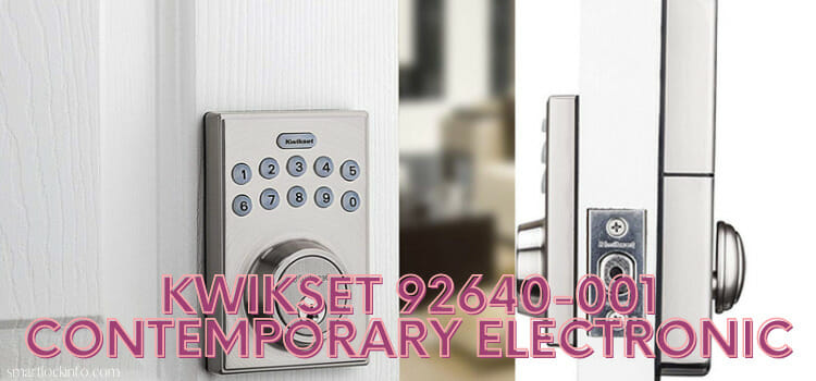 Kwikset 92640-001 Contemporary Electronic