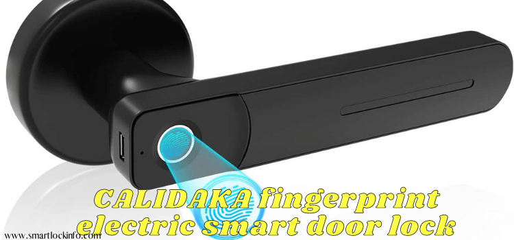 best fingerprint smart door lock, best biometric smart door lock, best smart electronic door lock, calidaka fingerprint electric smart door lock